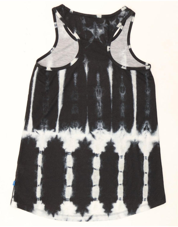 Женский жилет Adidas с графическим рисунком UK 6 XS Black Tie Dye, полиэстер