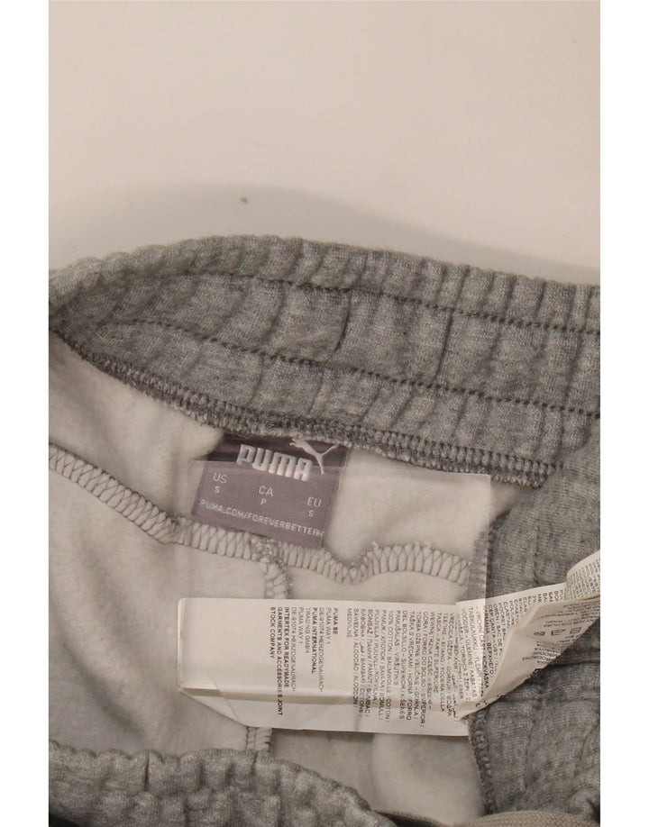 Мужские спортивные брюки PUMA, джоггеры, маленькие серые, хлопок