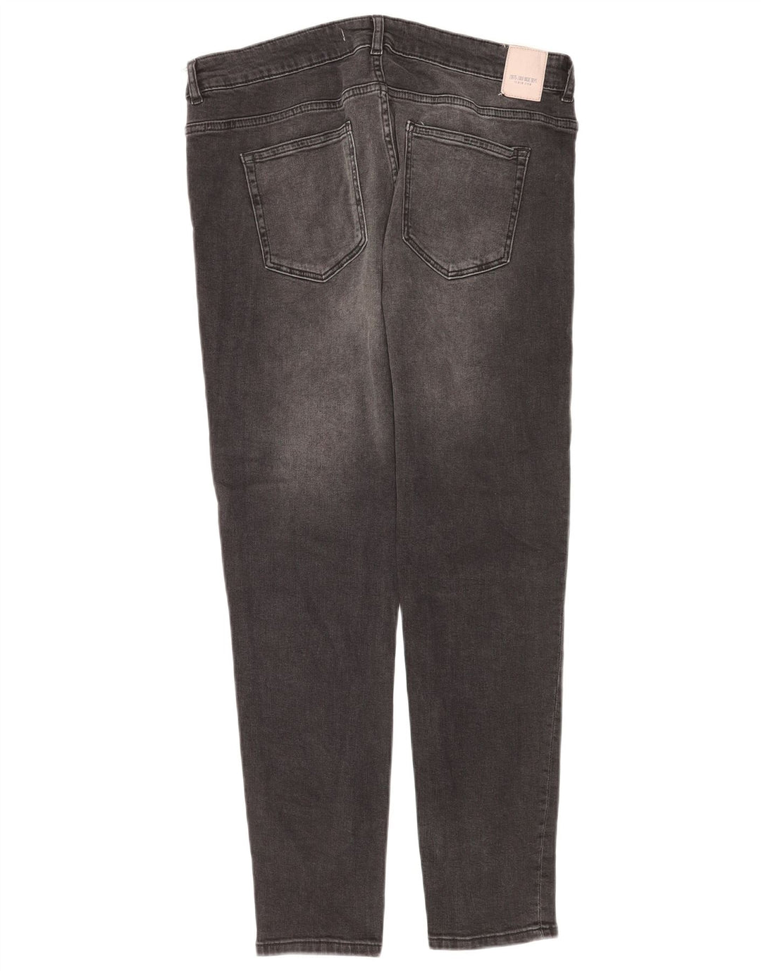 Женские узкие джинсы Zara EU 42, большие, W32 L27, серый хлопок