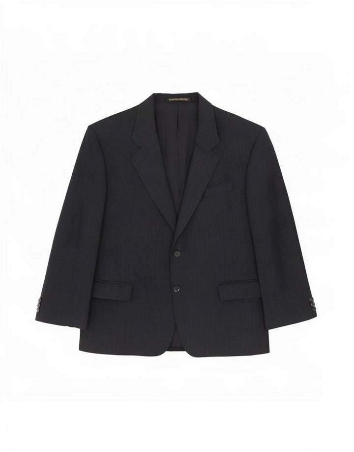 Мужской короткий пиджак на двух пуговицах Marks & Spencer UK 44 XL темно-синий