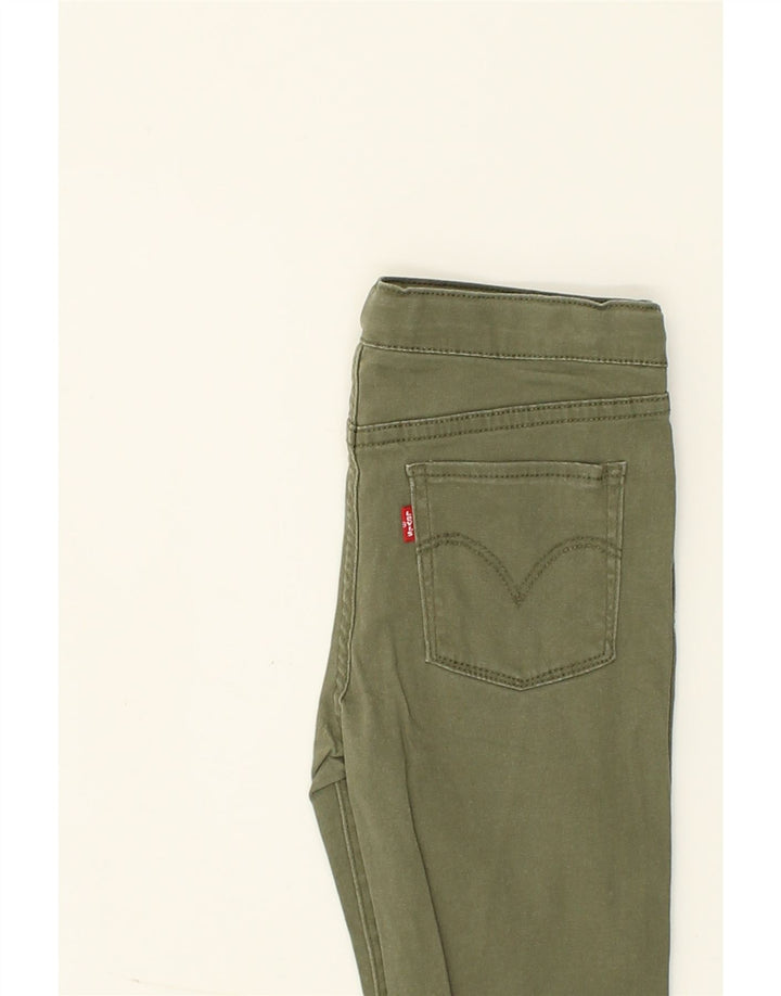 LEVI'S Girls Skinny Casual Trousers 11-12 Years W26 L25 Khaki | Vintage Levi's | Thrift | Second-Hand Levi's | Used Clothing | Messina Hembry 