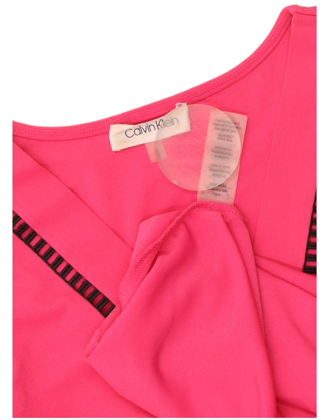 Женский жилет CALVIN KLEIN UK 16, большой розовый, полиэстер