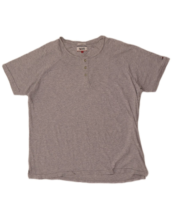 Tommy Hilfiger Мужская футболка Top XL Серый хлопок