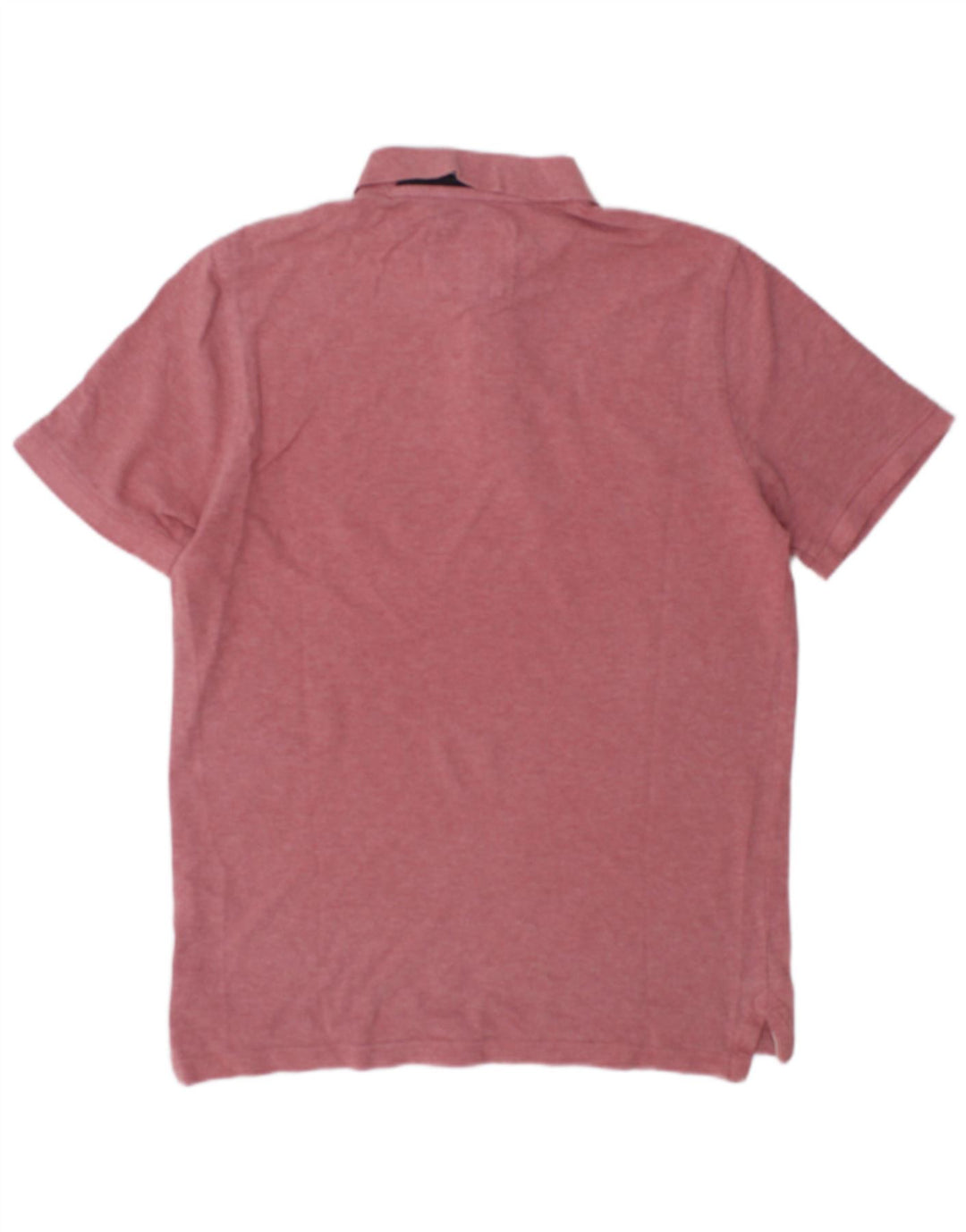 Crew Clothing Мужская рубашка поло из хлопка среднего розового цвета
