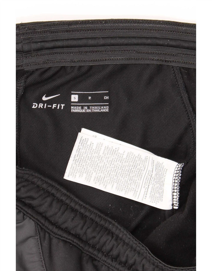 Мужские спортивные брюки Nike Dri Fit, маленькие черные полиэстер с цветными блоками