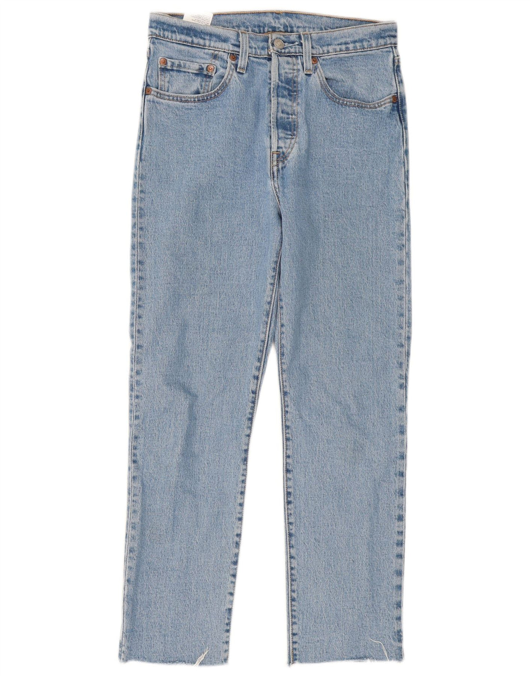 Женские прямые джинсы Levi's 501 W27 L28 синие, хлопок