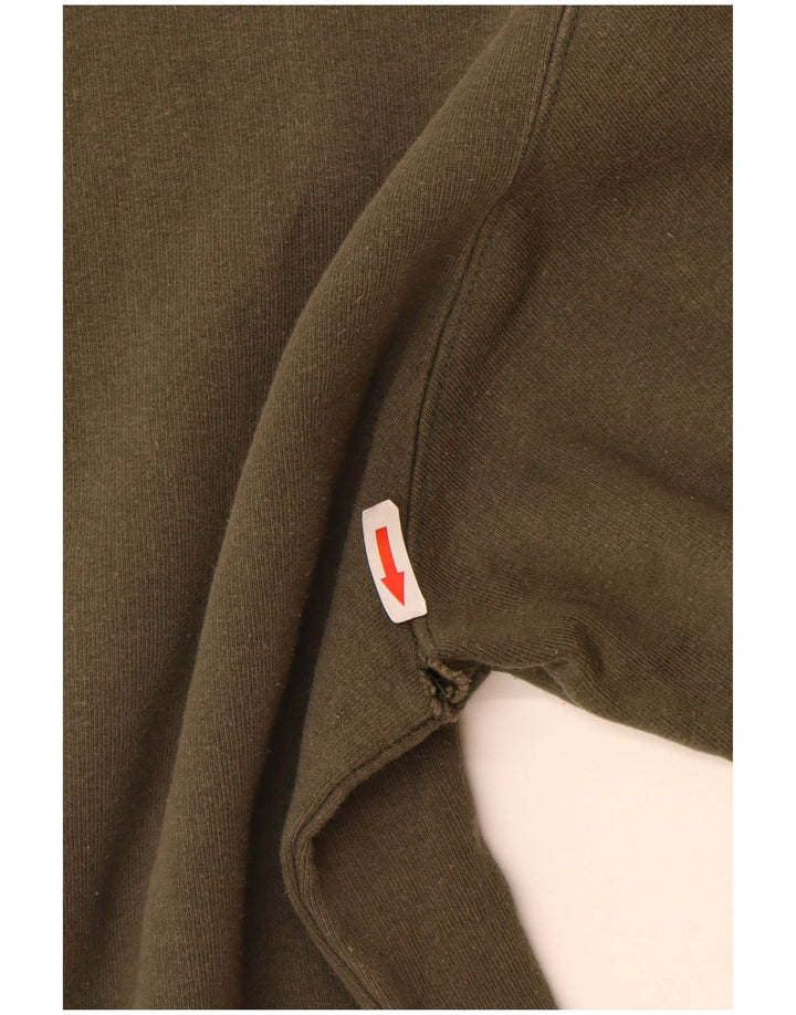 Мужской свитер с рисунком Lee, 2XL, хаки, хлопок
