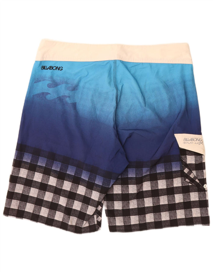 Мужские шорты для плавания Billabong, большие синие клетки, полиэстер