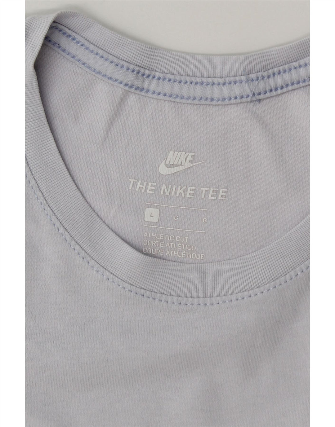 Мужская футболка спортивного кроя NIKE, большая синяя