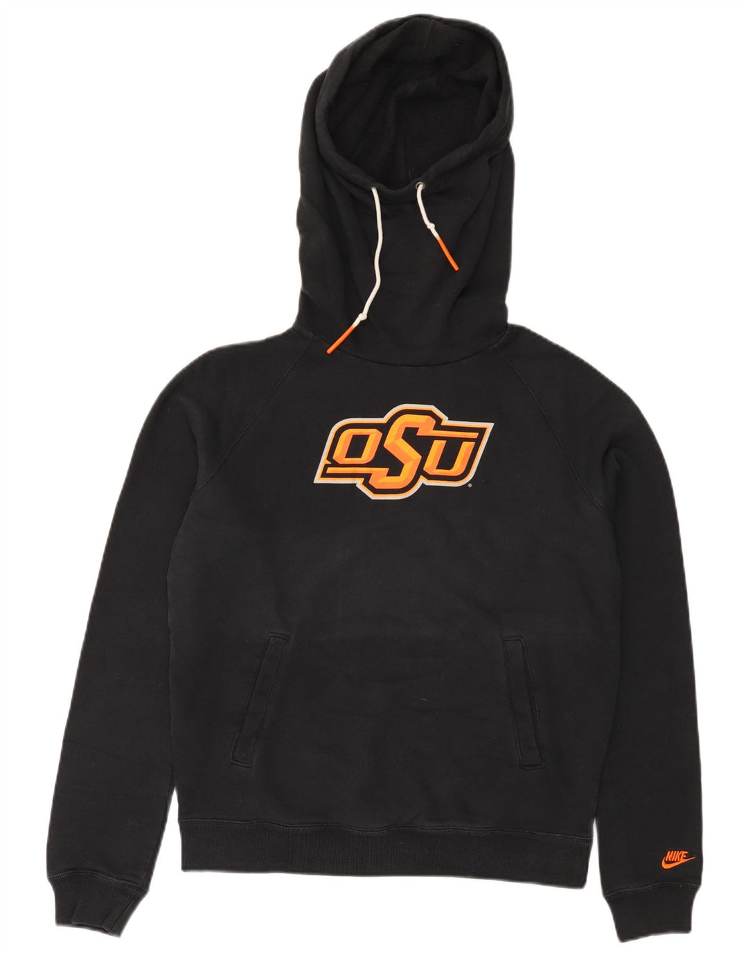 Женский джемпер с капюшоном NIKE UK 14, средний черный, хлопок