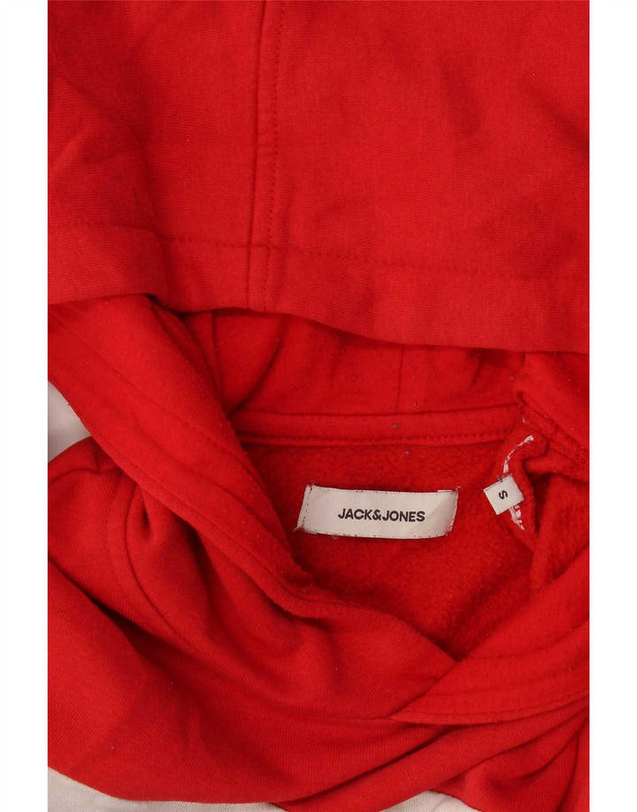 Мужской джемпер с капюшоном Jack & Jones с рисунком, маленький, разноцветный, с цветными блоками