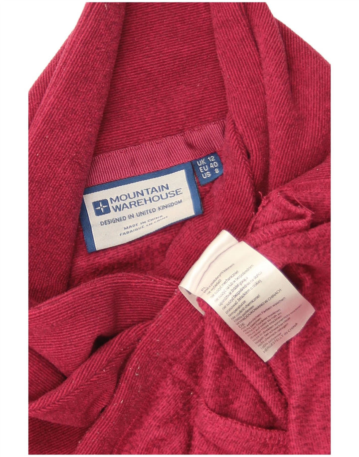 Женский флисовый джемпер Mountain Warehouse UK 12, средний красный полиэстер