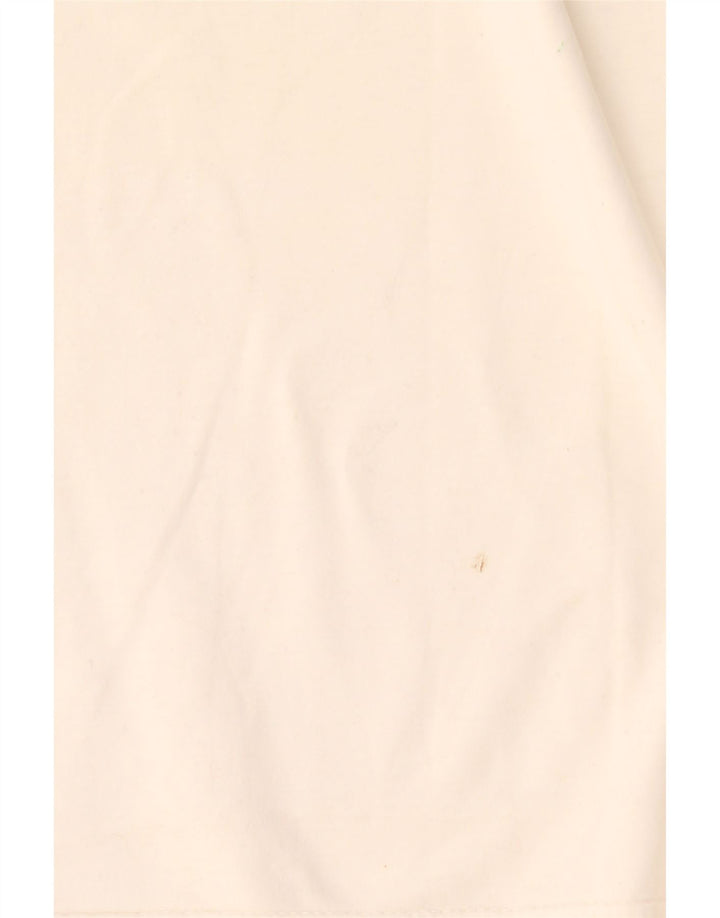 FILA Womens Abstract Pattern Polo Shirt IT 46 Large White Cotton Vintage Fila and Second-Hand Fila from Messina Hembry 