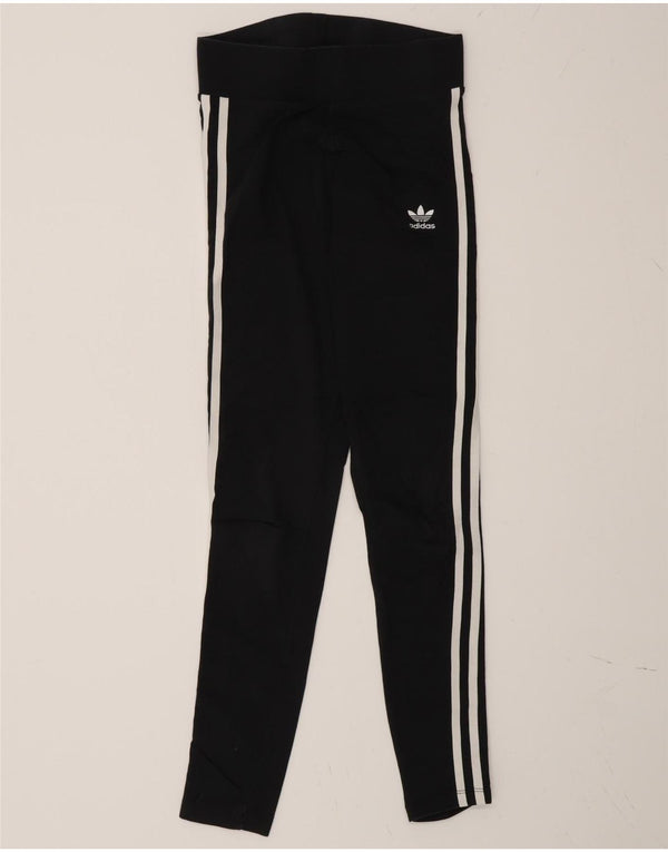 Женские леггинсы Adidas UK 6 XS, черный хлопок
