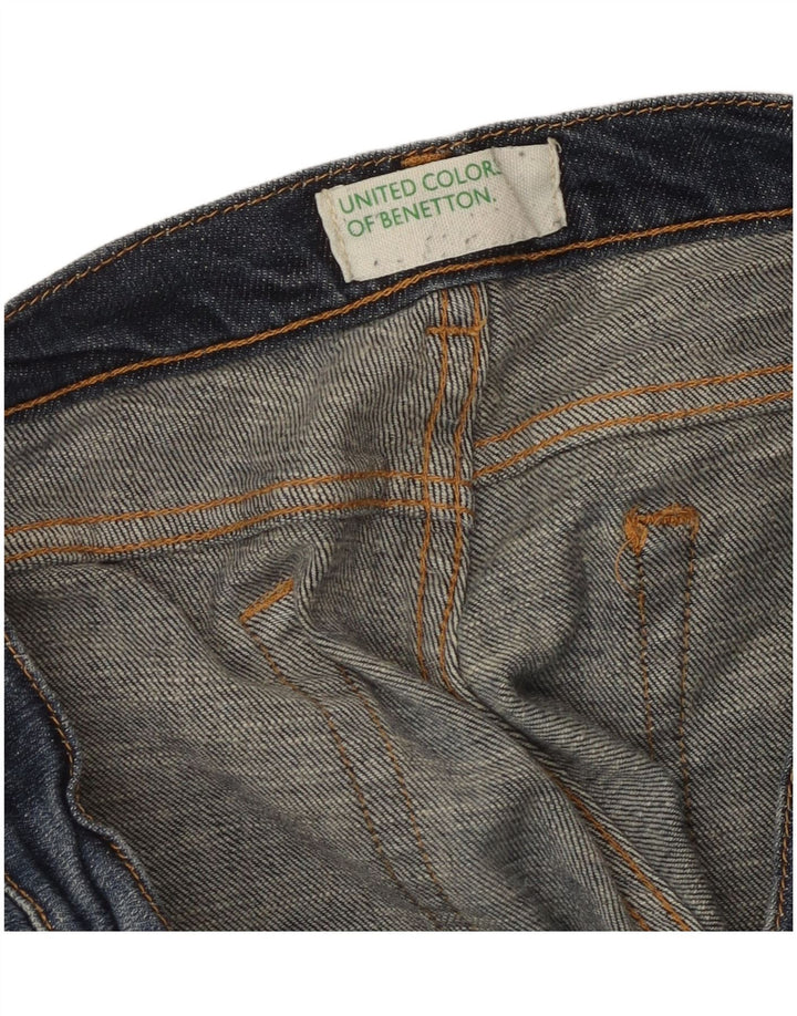 Джинсы женские укороченные Benetton W34 L25 синие