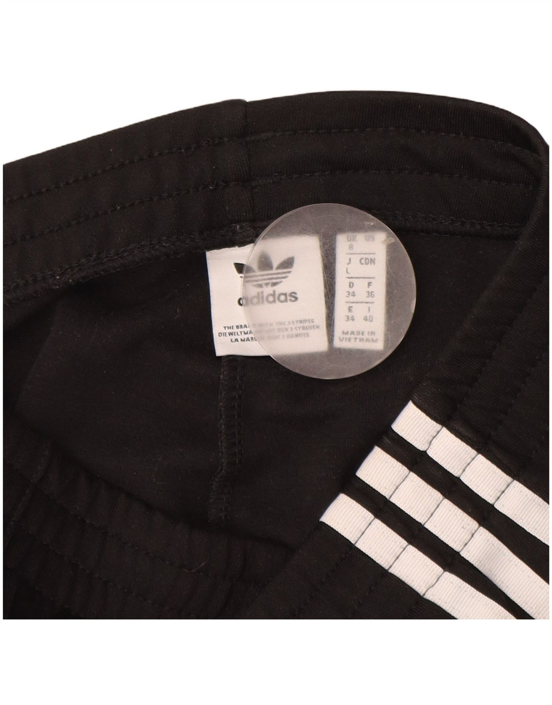 Женские спортивные брюки Adidas UK 8, маленькие черные