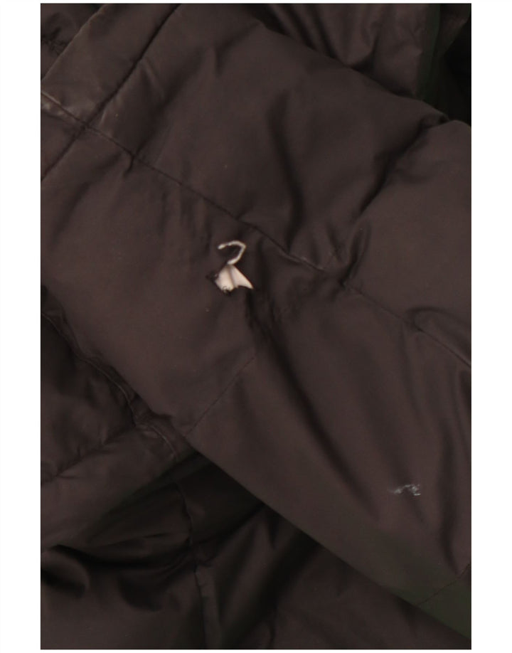 Утепленная куртка NIKE для мальчиков с капюшоном 13–14 лет, размер XL, черный полиэстер с цветными блоками