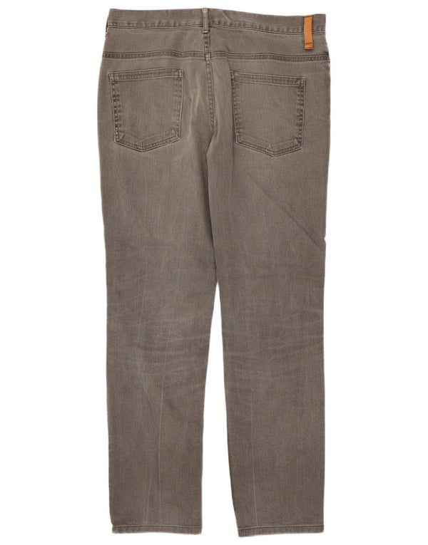 Мужские прямые джинсы Zara EU 42, большие, W32 L31, серый хлопок