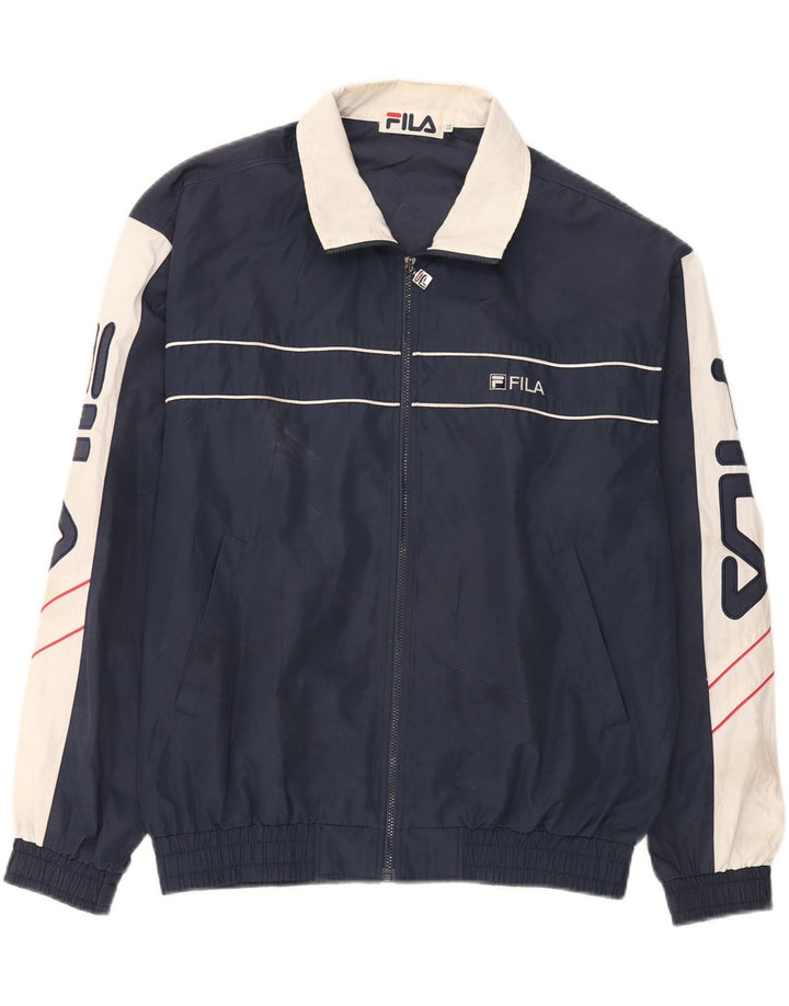 Fila Мужской спортивный костюм Top Jacket XL Темно-синий с цветными блоками
