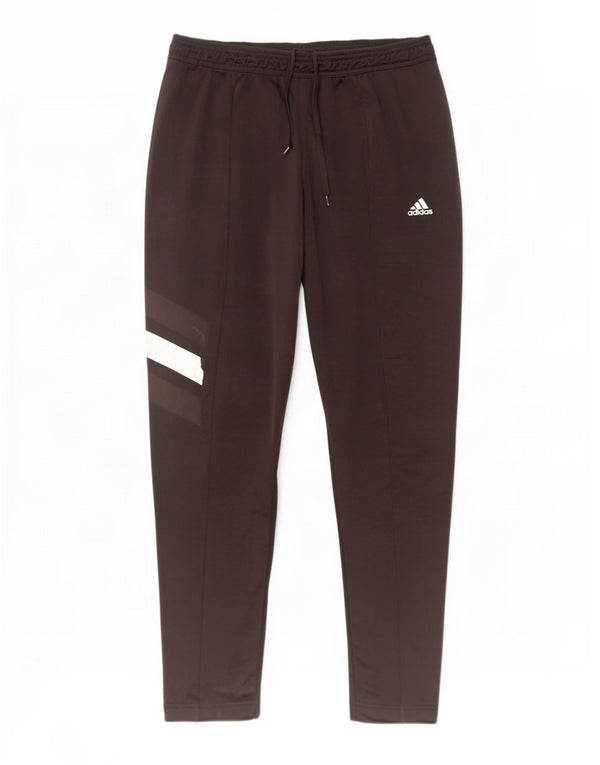 Женские спортивные брюки Adidas UK 18 XL, черные, полиэстер с цветными блоками