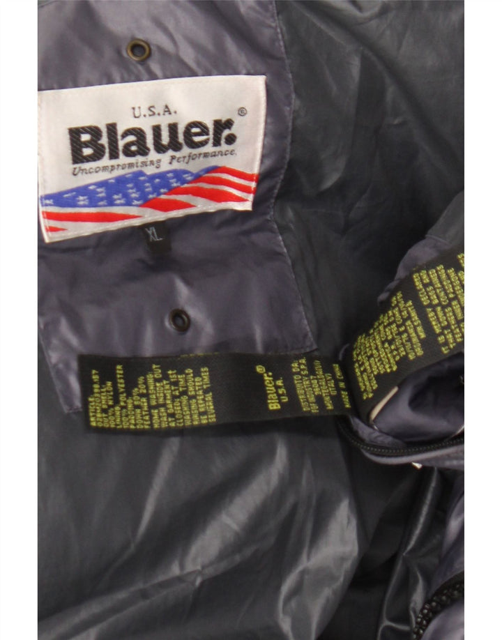 Женская стеганая куртка Blauer UK 18 XL, фиолетовый нейлон