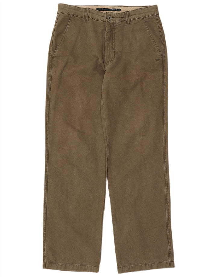 Мужские брюки-чиносы Dockers стандартного кроя W32 L32 хаки