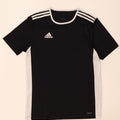 Мужская футболка Adidas Climalite Top Medium Black с цветными блоками из полиэстера