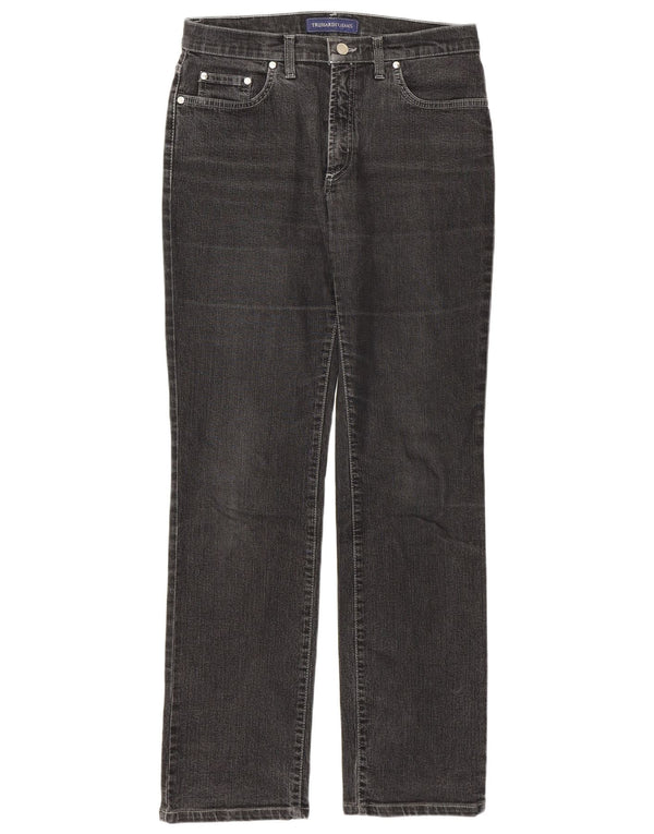 Женские прямые джинсы Trussardi W29 L31 серые, хлопок