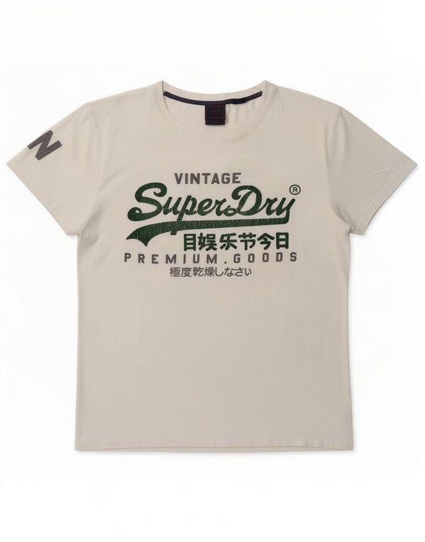 Мужская футболка с рисунком Superdry 2XL, белая