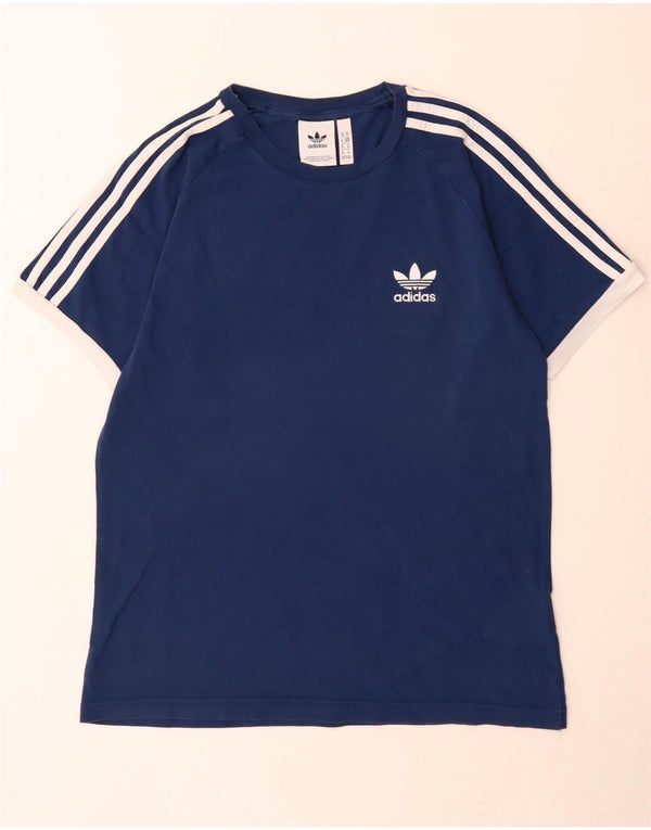 Мужская футболка Adidas Top Medium Navy Blue Хлопок