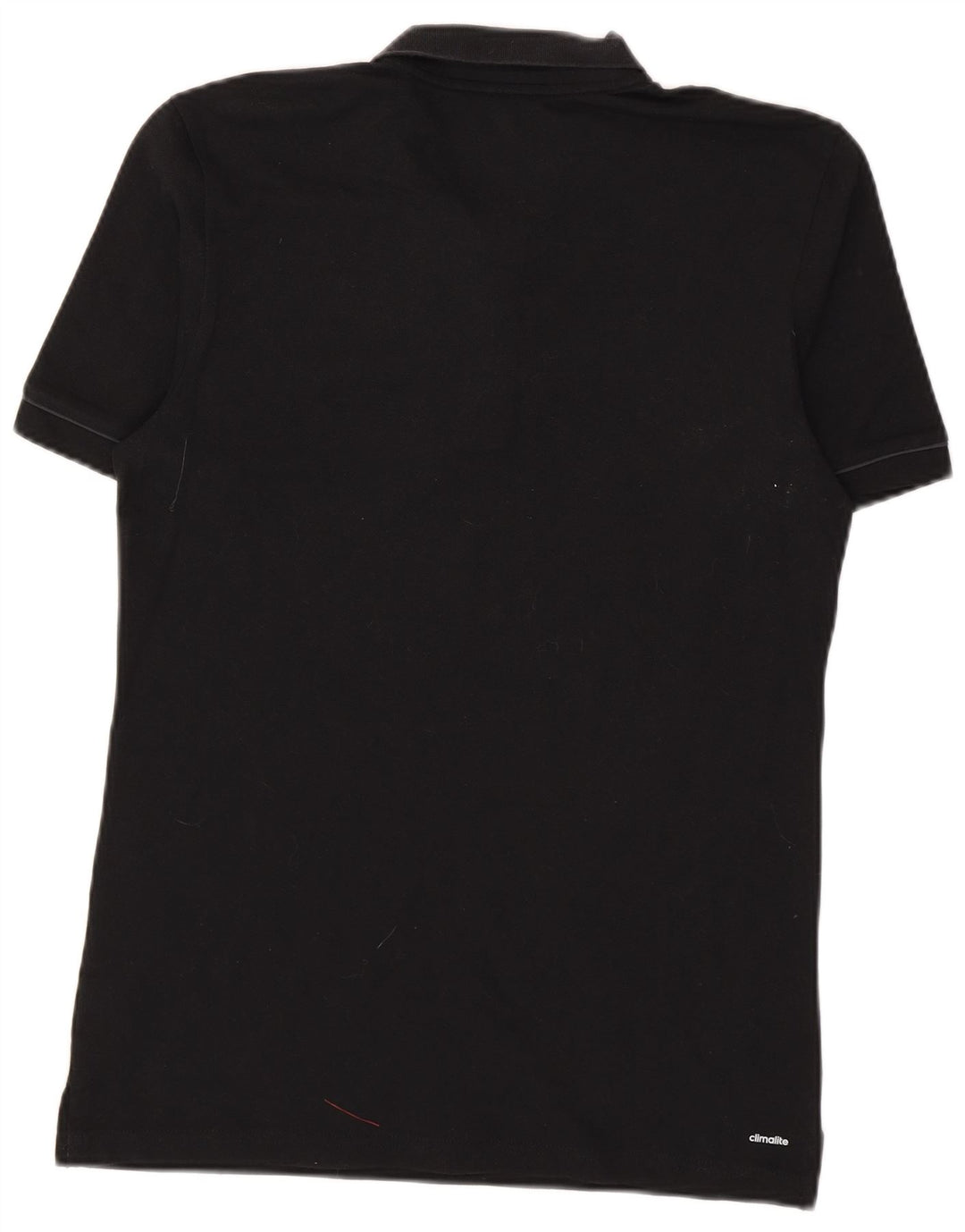 Мужская рубашка поло Adidas Climalite, средний черный хлопок