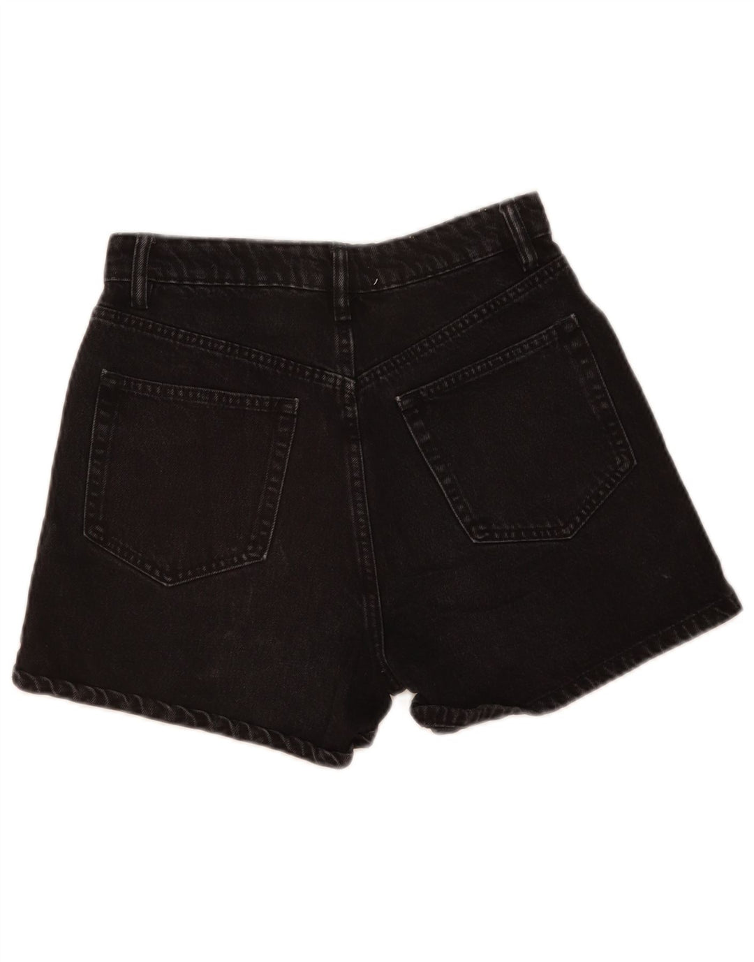 Женские джинсовые шорты Zara EU 38, маленькие W28, черные
