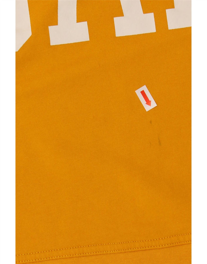 Женский джемпер оверсайз с рисунком GAP UK 10, маленький желтый хлопок