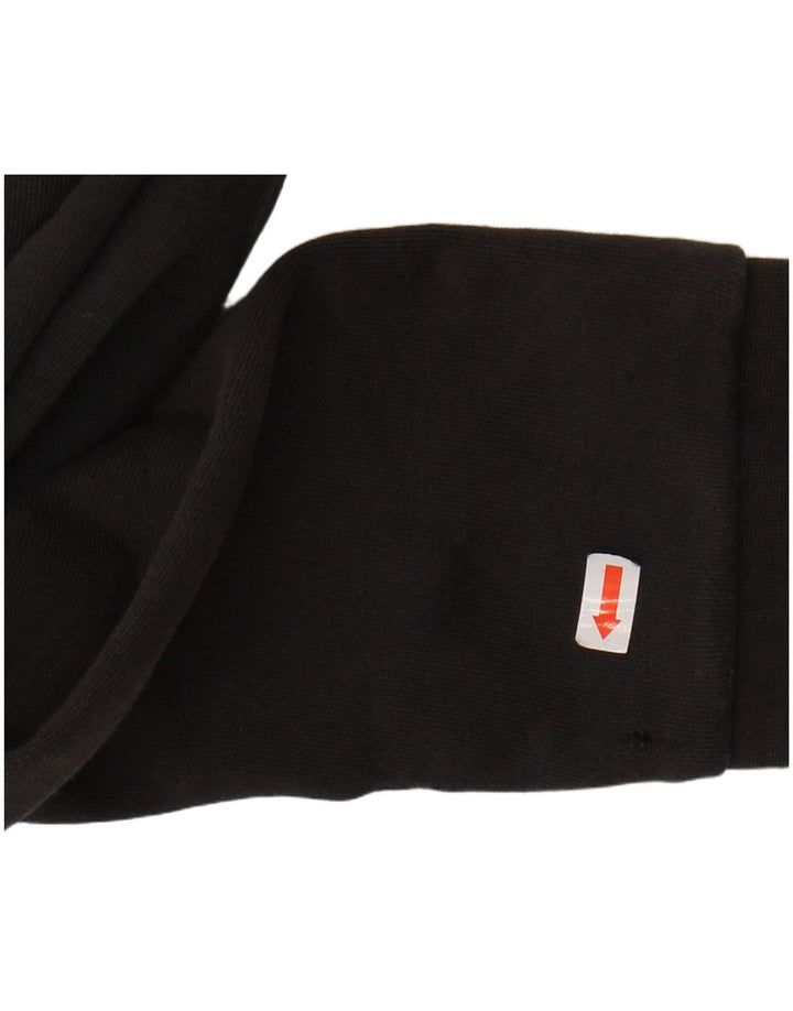 Женский свитер с капюшоном и молнией с графическим рисунком ADIDAS UK 4/6 XS, черный