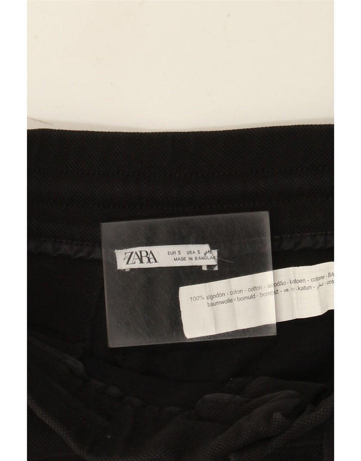 Мужские шорты-карго Zara W30, черные, хлопковые