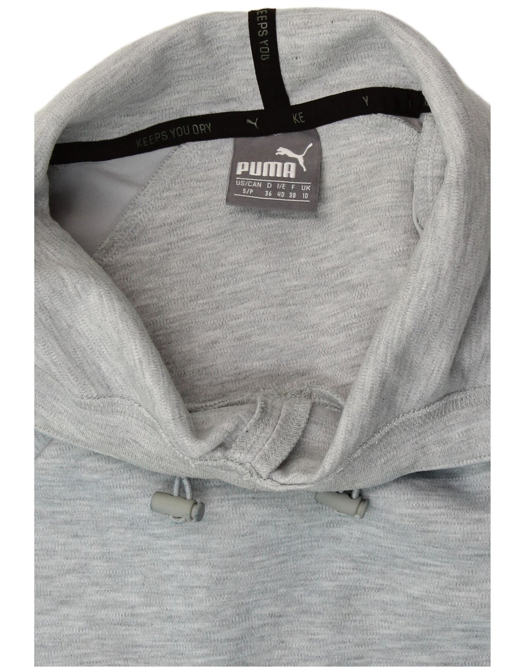 Женский джемпер с капюшоном PUMA UK 10, маленький серый