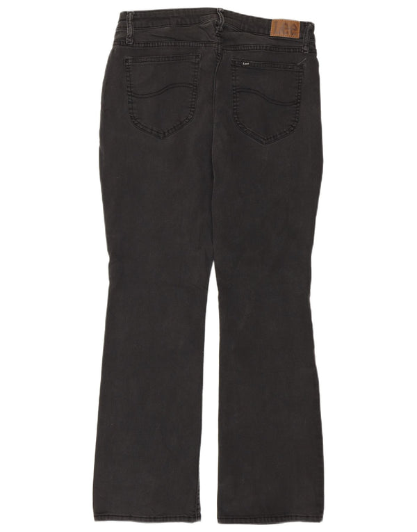 Женские джинсы Lee Bootcut UK 14 XL W36 L28 Серые хлопковые