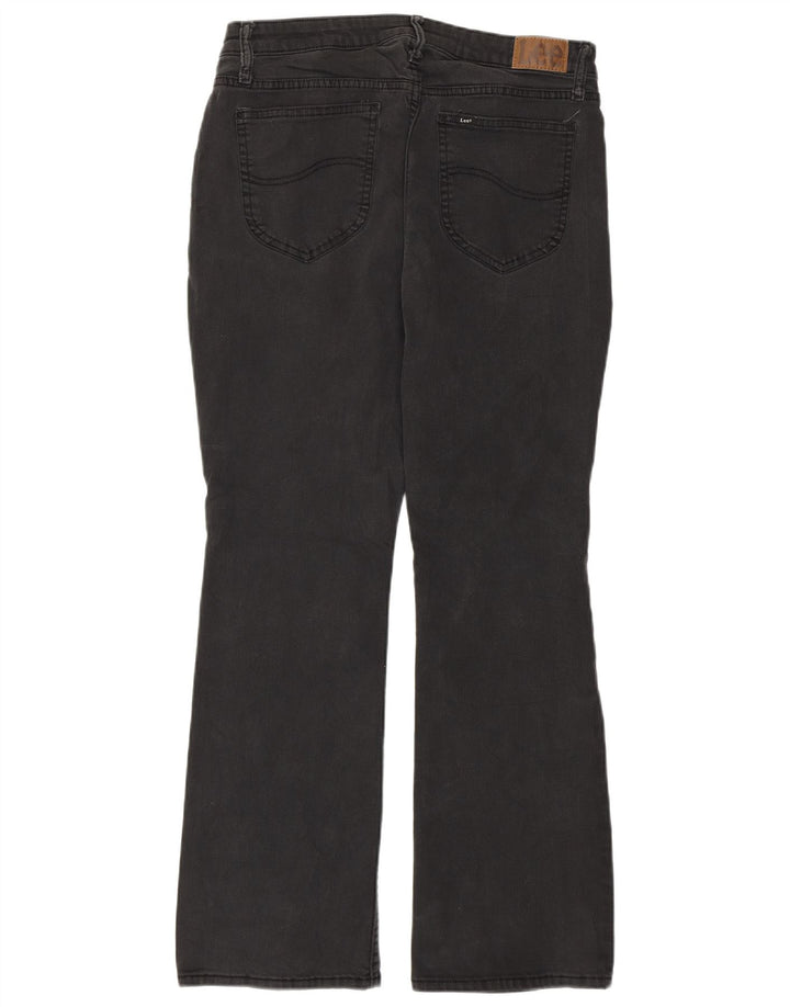 Женские джинсы Lee Bootcut UK 14 XL W36 L28 Серые хлопковые