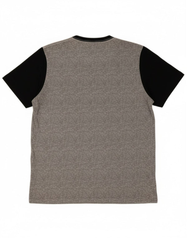 Мужская футболка Hollister, большой серый цвет, хлопок