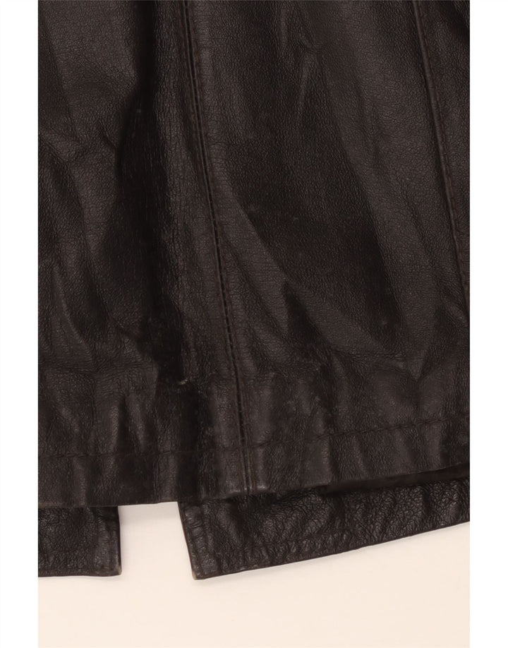 Conbipel Женское кожаное пальто IT 48 XL Черное кожаное