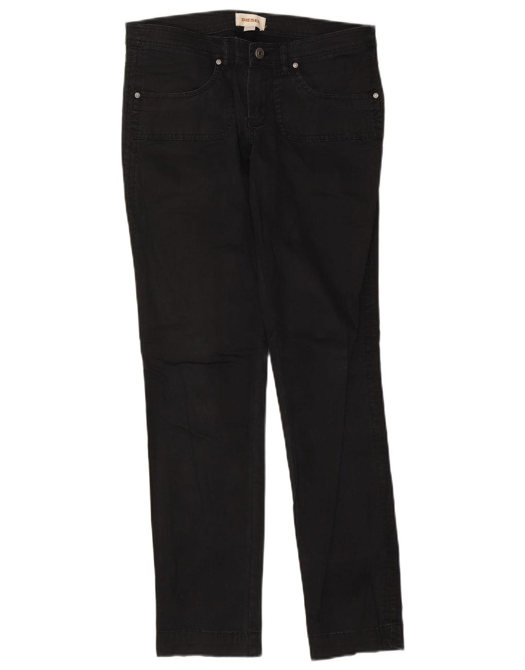 Женские узкие джинсы Diesel W29 L30, черный хлопок
