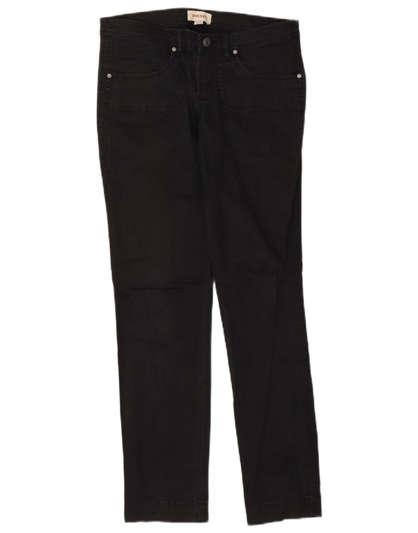 Женские узкие джинсы Diesel W29 L30, черный хлопок