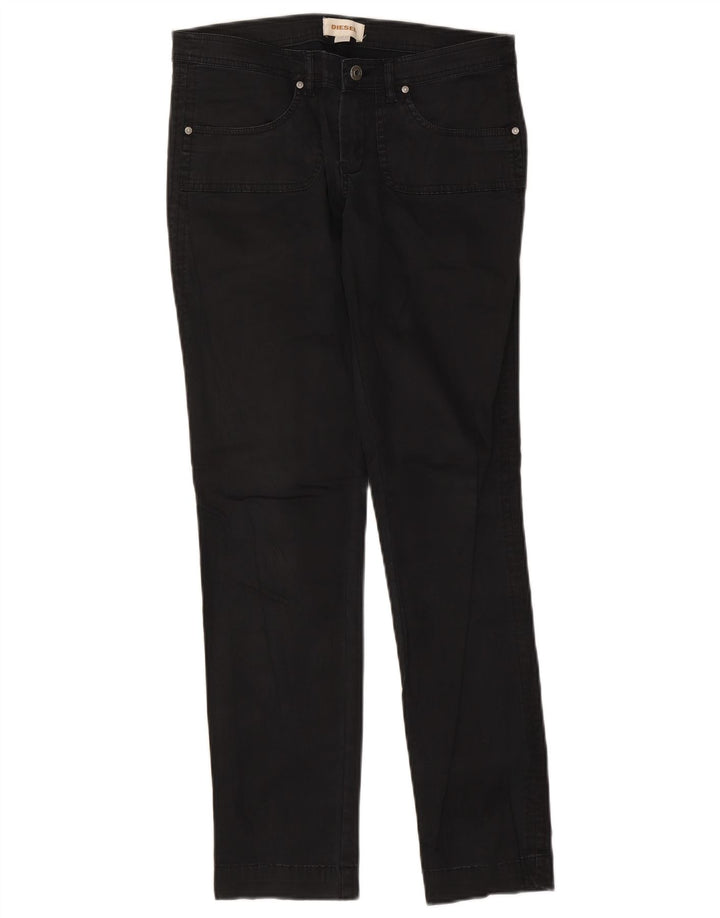 Женские узкие джинсы Diesel W29 L30, черный хлопок