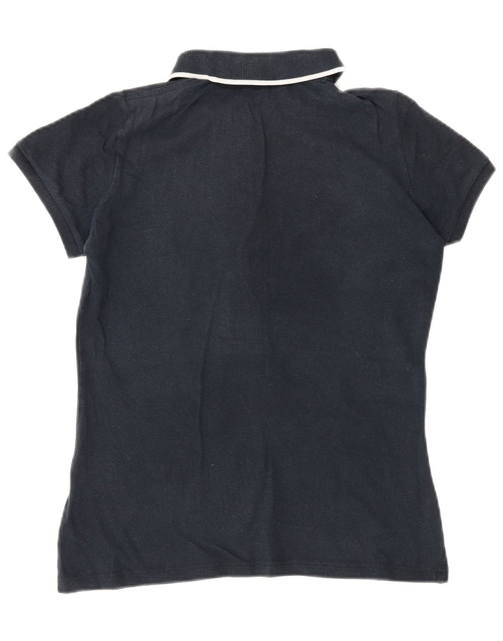 Женская рубашка-поло Fred Perry UK 12, средний темно-синий