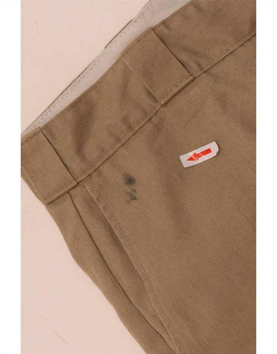 Мужские прямые брюки чинос Dickies W40 L32 бежевого цвета из полиэстера