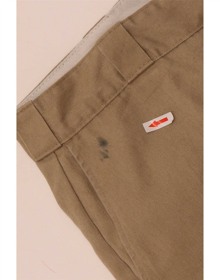 Мужские прямые брюки чинос Dickies W40 L32 бежевого цвета из полиэстера