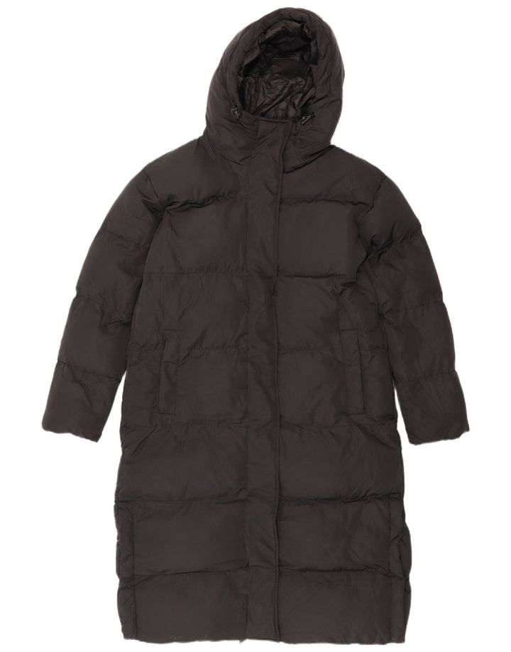 Женское пуховое пальто оверсайз Superdry UK 8, маленький черный полиэстер