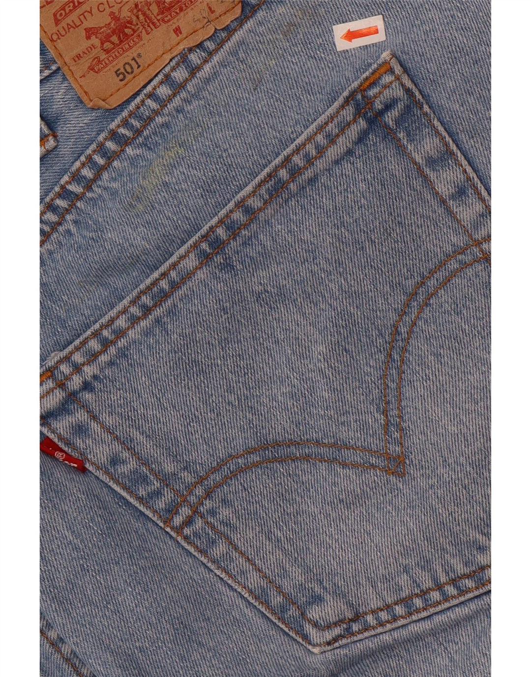 Мужские прямые джинсы Levi's 501 W40 L26 синие, хлопок