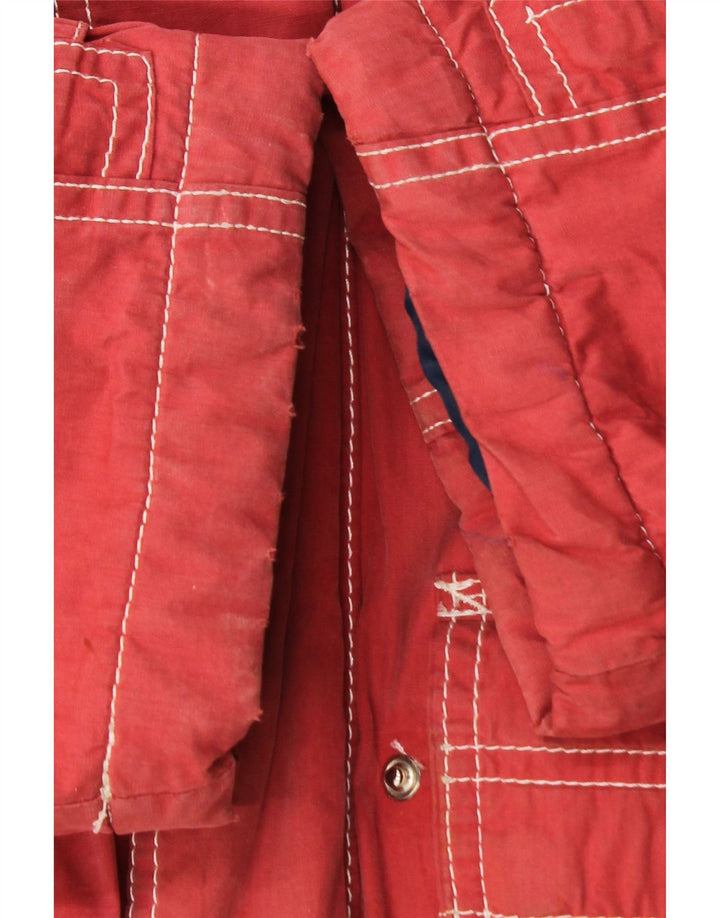 Винтажная мужская ветровка UK 42 XL красная