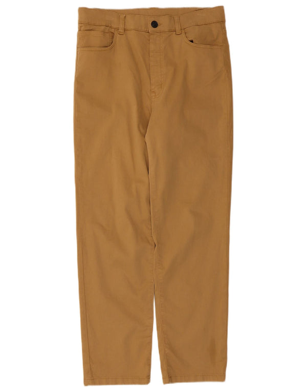 Massimo Dutti Женские прямые повседневные брюки EU 40 Medium W30 L26 Бежевые
